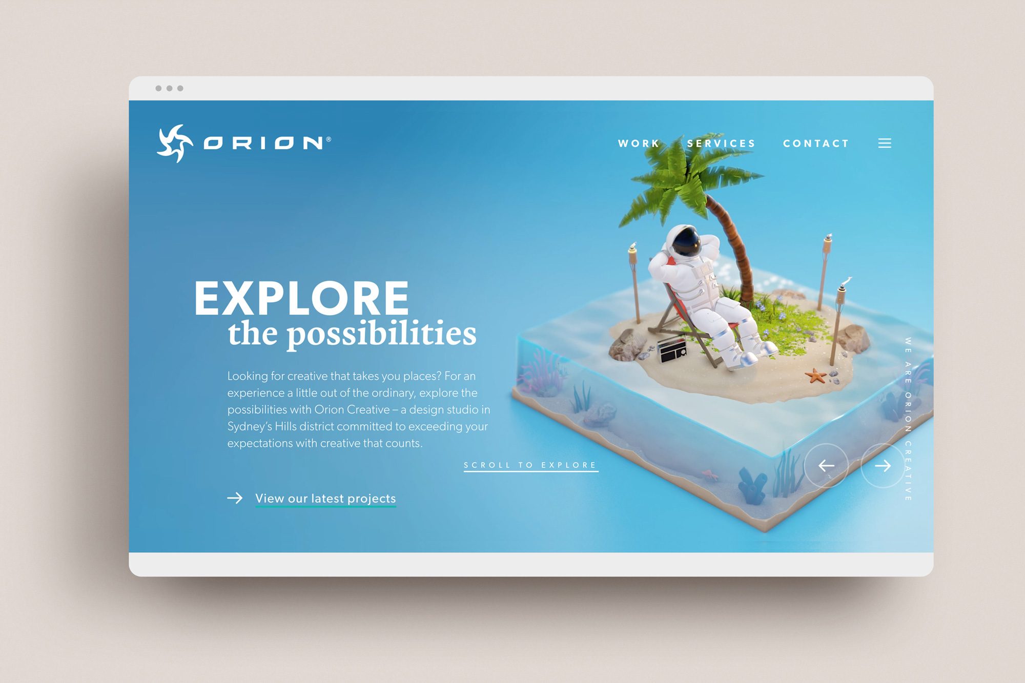 Orion Creative website